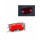 e-concept Distribution France Lampe 3D: Sportwagen rot