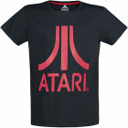 Atari Logo Männer T-Shirt schwarz S 100% Baumwolle...