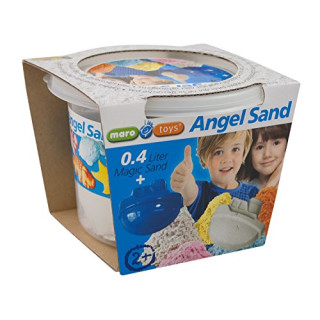 Maro Toys 65211 - Angel Sand - einzeln, BAU- und Konstruktionsspielzeug, Natur, 0.4 l