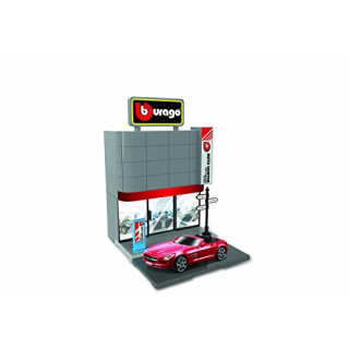 Bburago B18-31501 1:43 Street Fire City Dealer inkl. 1 Auto