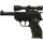 Bauer Spielwaren 3000511 Schrödel J.G. Jackson: Spielzeugpistole für Zündplättchen, ideal für das Polizeikostüm, 13 Schuss, 19.5 cm, schwarz (300 0511)