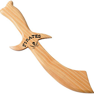 Schrödel J.G. Entermesser: Holz-Messer für Ritter- und Piratenspiele, aus Robustem Echtholz, Ideale Faschings- und Mittelalterausrüstung, 28 cm, Hellbraun (980 0135)