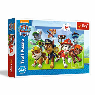 Trefl TR17321, Mission ruft, PAW Patrol 60 Teile, für Kinder ab 4 Jahren Puzzle, Farbig