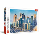 Trefl 27084 Puzzle Doha, Katar, 2000 Teile, Farbig