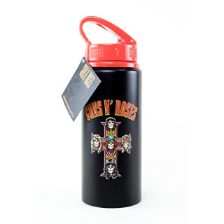 GB eye Ltd Guns N Roses, Logo Trinkflasche, Aluminium, Mehrfarbig, 7,2 x 7,2 x 21,7 cm