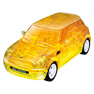 Puzzle Fun 3D 80657075 - Mini Cooper, transparent gelb