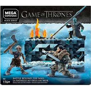 Mega Construx GKG96 - Game of Thrones Weiße Wanderer Schlacht, Bauset mit 176 Bausteine mit Actionfiguren inkl. Jon Schnee und Nachtkönig