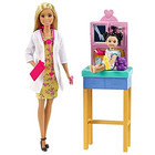 Barbie GTN51 - Kinderärztin-Spielset, blonde Puppe...