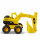 Caterpillar – Bagger, Cat 38 cm, Gelenk aus Kunststoff, Baustellenfahrzeug, Gelb