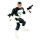 Comansi COMA96010 - Marvel Comics Minifigur Punisher, 10 cm