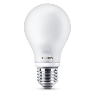 Philips 8718696576571 A+, LED-Leuchtmittel, Glas, 4.5 W, E27, matt weiß, 6 x 6 x 11 cm