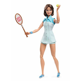 Barbie GHT85 Signature Inspiring Women BillIie Jean King Puppe, Profi-Tennisspielerin, zum Sammeln, ab 6 Jahren