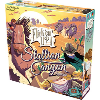 Flick em Up! Stallion Canyon Expansion - Board Game - Brettspiel - Englisch Deutsch Franz”sisch - English German French
