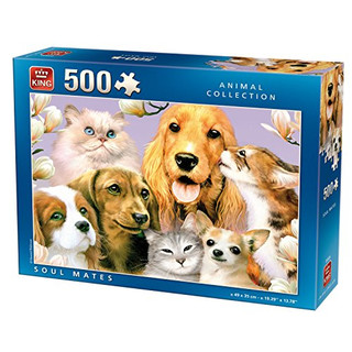 Leopard & Cub Jigsaw Puzzle (500 Pieces) King