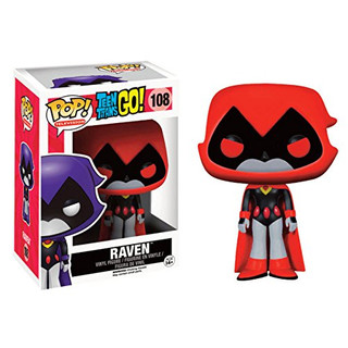 Funko POP! TV - Teen Titans Go! - Raven (Red Limited) Vinyl Figure 10cm