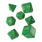Call of Cthulhu Dice Black & green Dice Set (7)