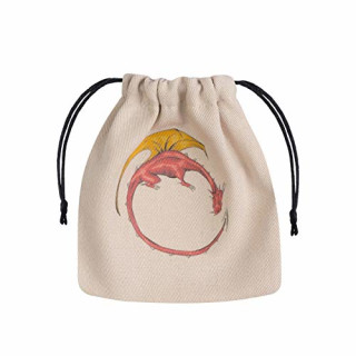 Q-Workshop Würfel – roter Drache Kreis Beige