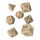 Call of Cthulhu Beige & black Dice Set (7)