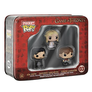 Funko POP! Game Of Thrones - Pocket POP! Tin 3-Pack feat. Daenerys, Jon Snow and Tyrion vinyl figures 4cm