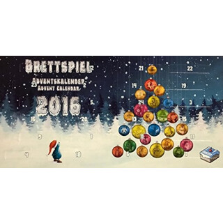 Frosted Games FRG00004 Kartenspiel Brettspiel-Adventskalender 2016