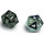Ultra Pro Dice - Heavy Metal D20 2-Dice Set - Gun Metal