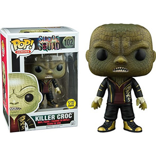Funko POP! Movies Suicide Squad - Killer Croc Glow-In-The-Dark Vinyl Figure 10cm limited