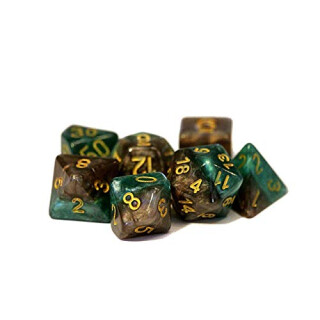 Halfsies Dice - Treant (Poly 7 set)