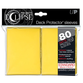 Ultra Pro Standard Sleeves - Eclipse - Yellow (80 Sleeves)