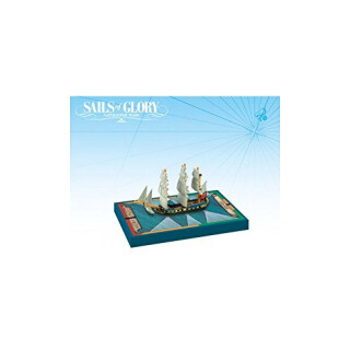 Ares Games Sails of Glory Ship Pack - HMS Swan 1767 Brettspiel
