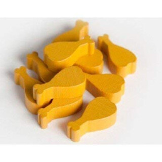 Mayday Games Meat - Fleisch Wooden Token Set - Holz Spielsteine