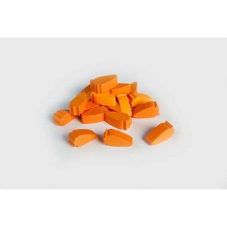Mayday Games Carrot / Veggie - Karotte Wooden Token Set - Holz Spielsteine