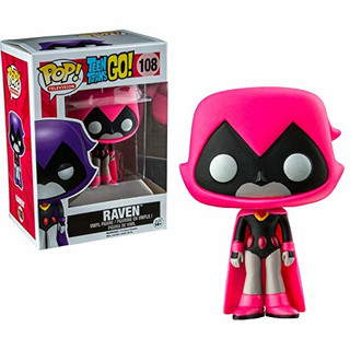 Funko POP! TV - Teen Titans Go! - Raven (Pink Limited) Vinyl Figure 10cm