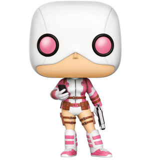 Funko - Marvel Comics-Gwenpool with Gun and Phone Figur, Mehrfarbig, 13198