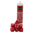 Blackfire Dice - 16mm Role Playing Dice Set - Red (7 Dice)