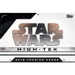 2016 Topps Star Wars High Tek Hobby Box (1 Pack of 8 Cards) - Numbered Inserts, Random Autographs in some boxes