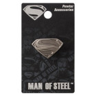 Superman Man of Steel Logo Pewter Lapel Pin