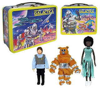 Battlestar Galactica Retro Tin Tote w/Figures Con. Exclusive