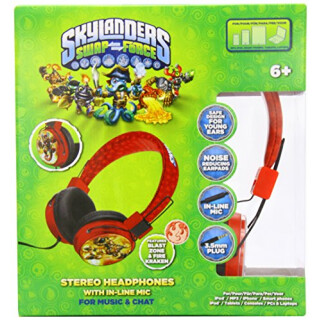 Skylanders Swapforce Blast Zone Junior Kopfhörer rot