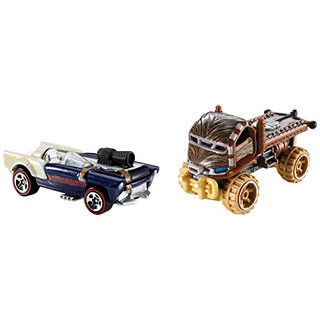 Hot Wheels Star Wars Character Car 2-Pack, Han Solo and Chewbacca