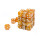 Blackfire Dice Cube ? 12mm D6 36 Dice Set ? Marbled Gold