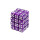Blackfire Dice Cube ? 12mm D6 36 Dice Set ? Marbled Purple/White