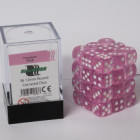 Blackfire Dice Cube ? 12mm D6 36 Dice Set ? Transparent Pink