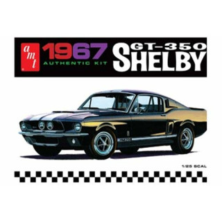 [ From 37060885 ] 1967 Ford Shelby GT350 in Black - Plastic Model Kit