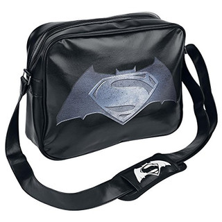 Batman v Superman Steel Print Logo Messenger bag black