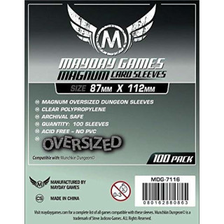 Magnum Oversized Dungeon Sleeves (100) 87 x 112mm - 7116