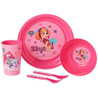 Paw Patrol 4620BL-5886 Breakfast/Lunch and Dinner Set, Pink