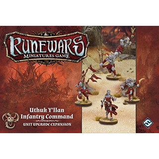 Runewars Miniatures Game: Uthuk Yllan Infantry Command Unit Upgrade Expansion - English