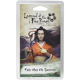 Legend of the Five Rings LCG Fate Has No Secrets - English