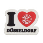 fanandmore Fortuna Düsseldorf 3-D Fan Magnet Herz
