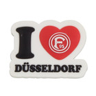 Fortuna Düsseldorf 3D PVC Magnet "I love"
